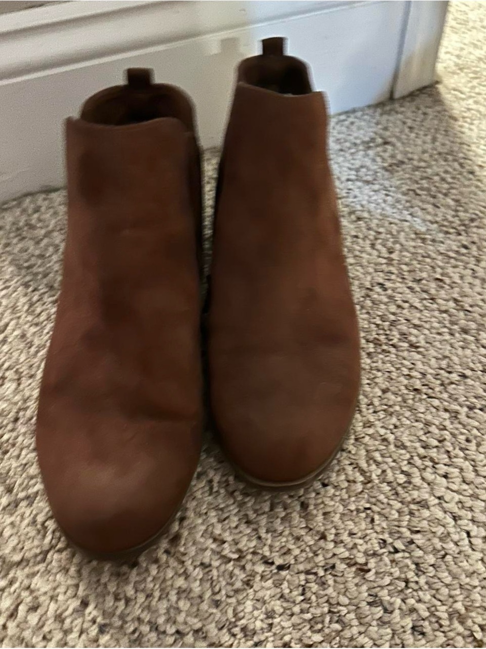 Arizona Brown Suede Ankle Booties